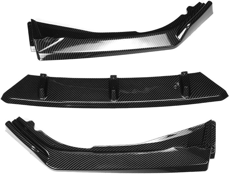 Wivplex Carbon Fiber Look Front Bumper Lip Splitter Kit - Image 1