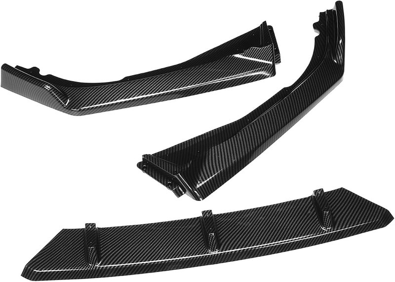 Wivplex Carbon Fiber Look Front Bumper Lip Splitter Kit - Image 5