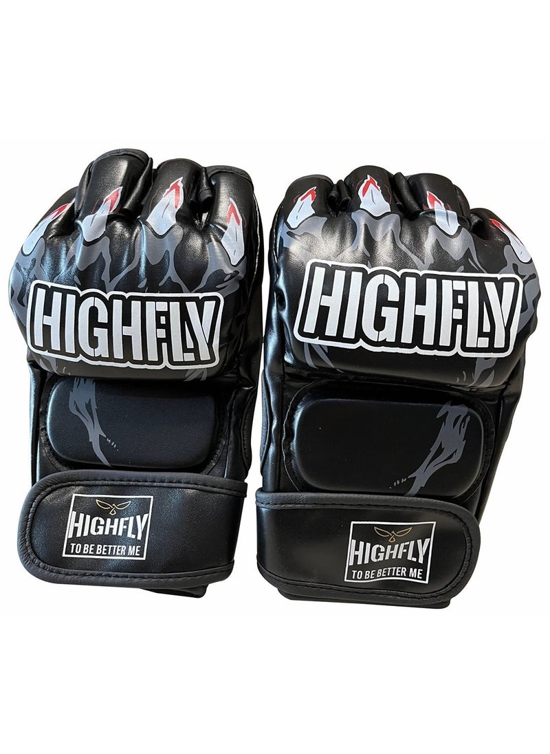 HIGHFLY Half-Finger Gloves HLY-HGBG  - Image 1