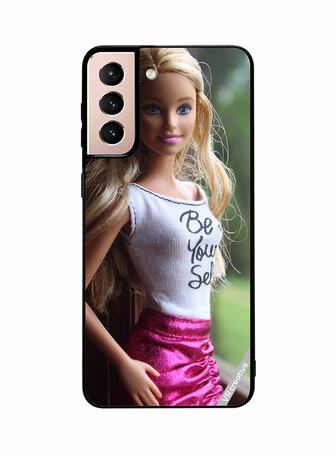 VR CREATIVE Protective Case Cover For Samsung Galaxy S21 Plus 5G Barbie Doll Design Multicolour - Image 1