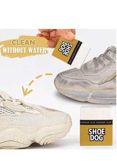 Plan A Multi-Use Shoe Cleaning Eraser – Waterless Stain Remover Dry Cleaner – Portable Shoe Eraser for Cleaning Sneakers, Leather, Casual, Boots – Rubber Shoe Care Eraser (Shoe Dog)  - Image 4