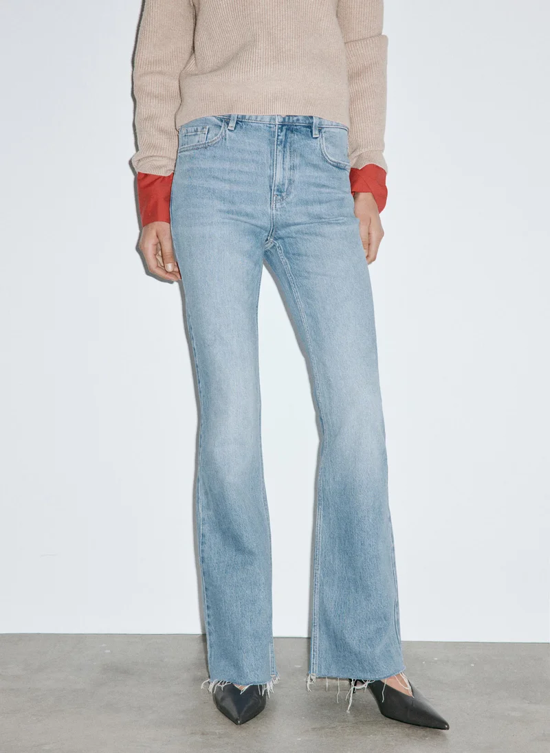 Fiona Flared Mid-Rise Jeans