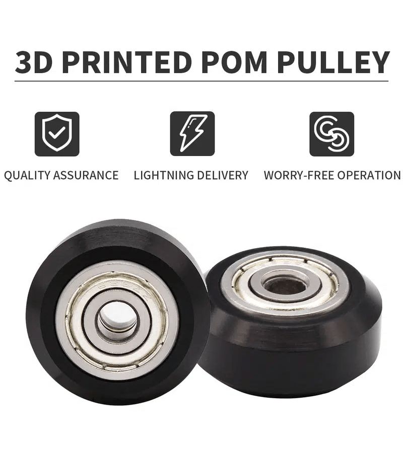 5 Pcs High Performance 3D Printer Pulley Kit Cnc Pom Wheel With 625zz Bearing V Slot Aluminum Profile Idler For Fdm Printers - Image 5