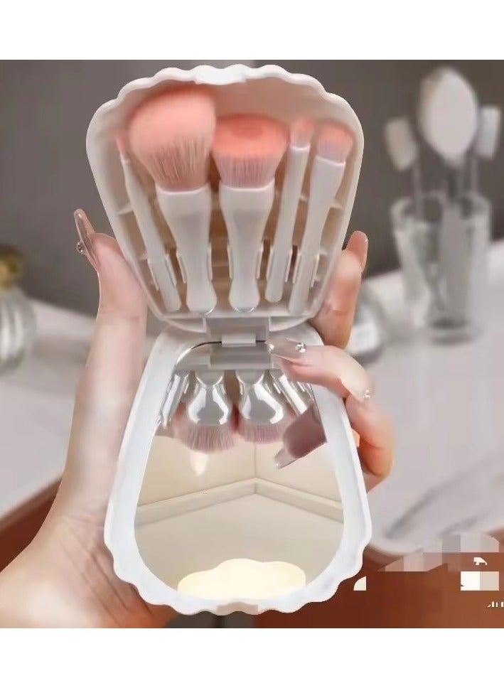 Goolsky Glitter mirror makeup brush for girls, small, small, cute, rocking sound, beauty, makeup, students, new, blogger recommended - Image 5