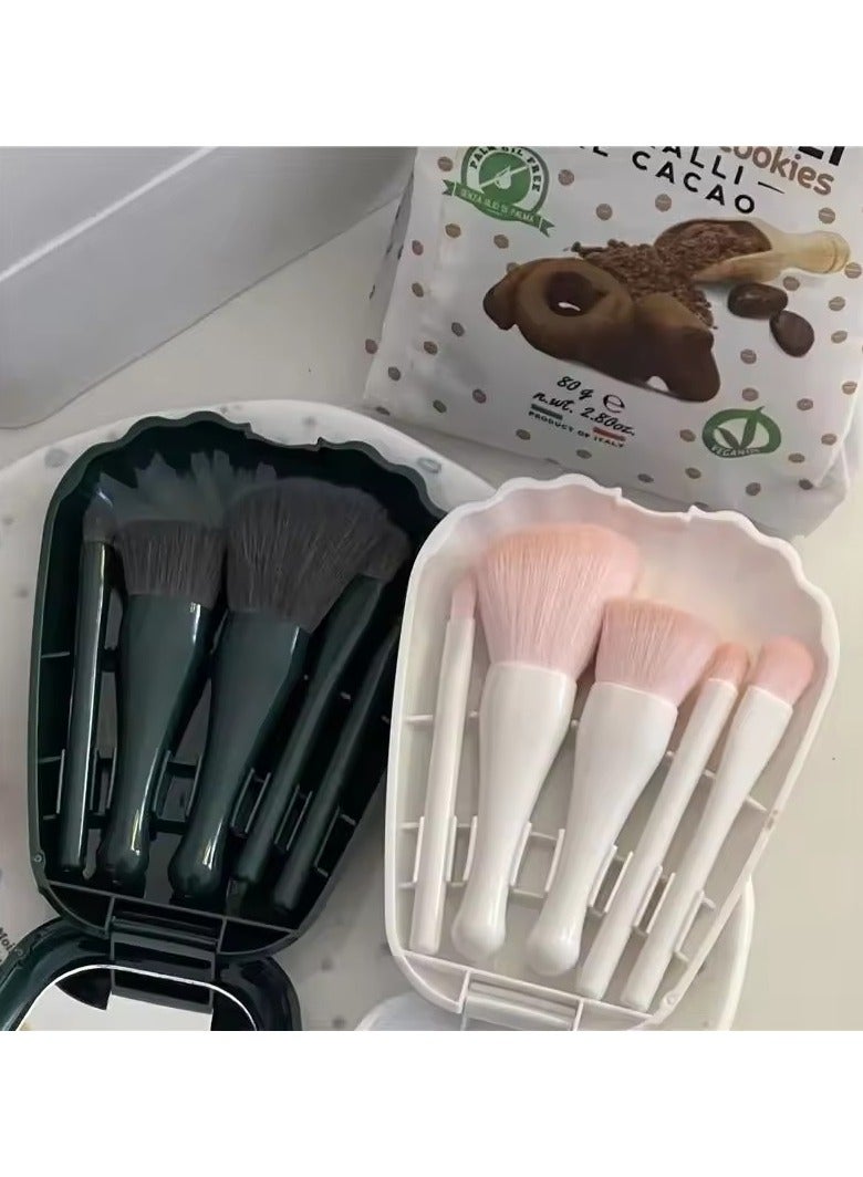 Goolsky Glitter mirror makeup brush for girls, small, small, cute, rocking sound, beauty, makeup, students, new, blogger recommended - Image 4