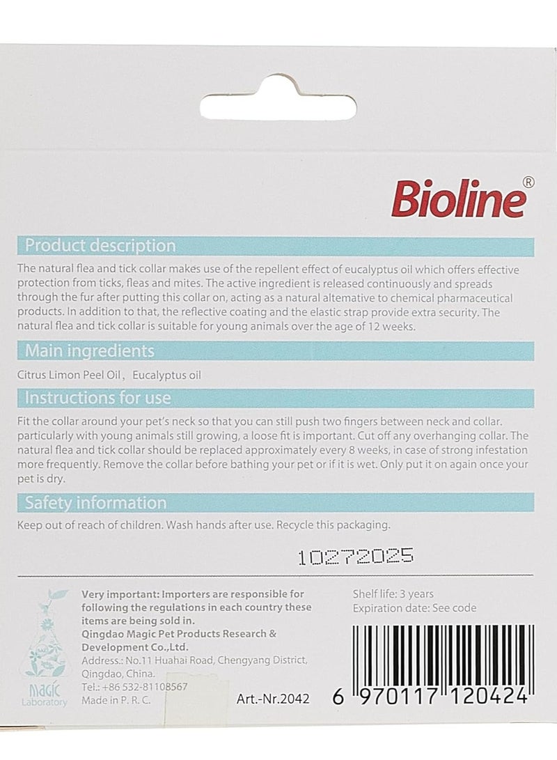 بايولاين طوق بيولاين للبراغيث والقراد للكلاب - 60 سم - Image 2