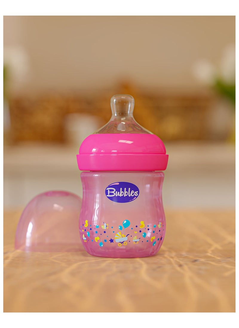 Bubbles Natural feeding bottle 150ml (Rose) - pzsku/ZE6E021DEF520A11B0497Z/45/_/1735341647/2a9f9fa3-52d0-46cd-8c5c-021e19c2102e