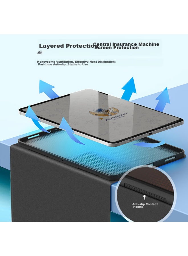 Stryfer Protective Case For Huawei Matepad Se, Matepad Se 11-inch Model Ags6-w00, Full Protection Shockproof Cartoon Huawei Tablet Cover - Music Space - Image 4