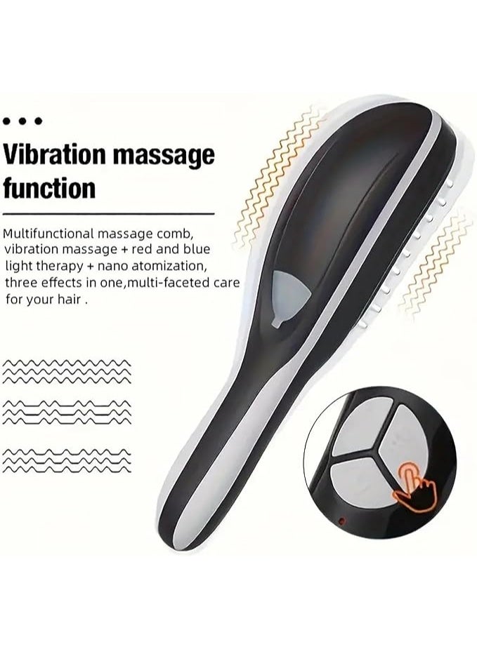 Generic TheraBrush Electric Hair Growth Brush – Vibration & Steam Technology – Scalp Massage & Styling Tool – Code 6931  - Image 2
