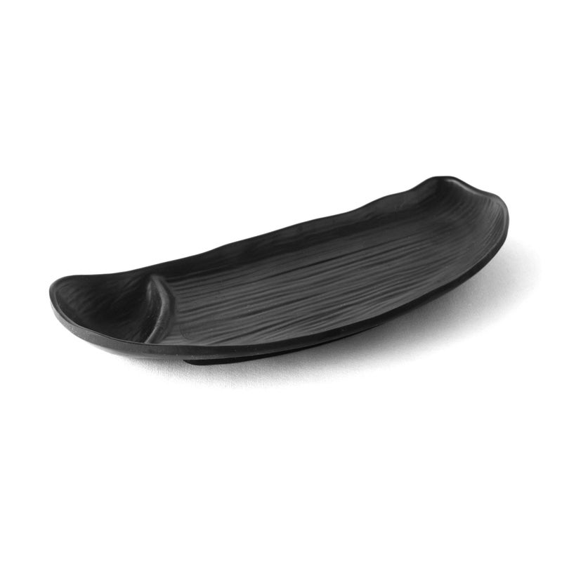 TAGROCK Melamine Matte Finish D Shape Platter for Dining Table | Snacks, Starters, Fast Food Serving Tray/Plate - Image 1