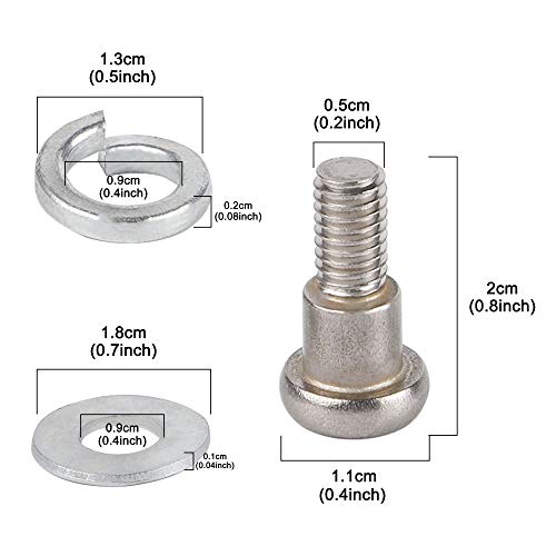 TOMALL Scooter Rear Wheel Fixed Bolt Screw Stainless Steel Fixed Screw Kit 2 PCS for Xiaomi Mijia M365 Electric Scooter - Image 2