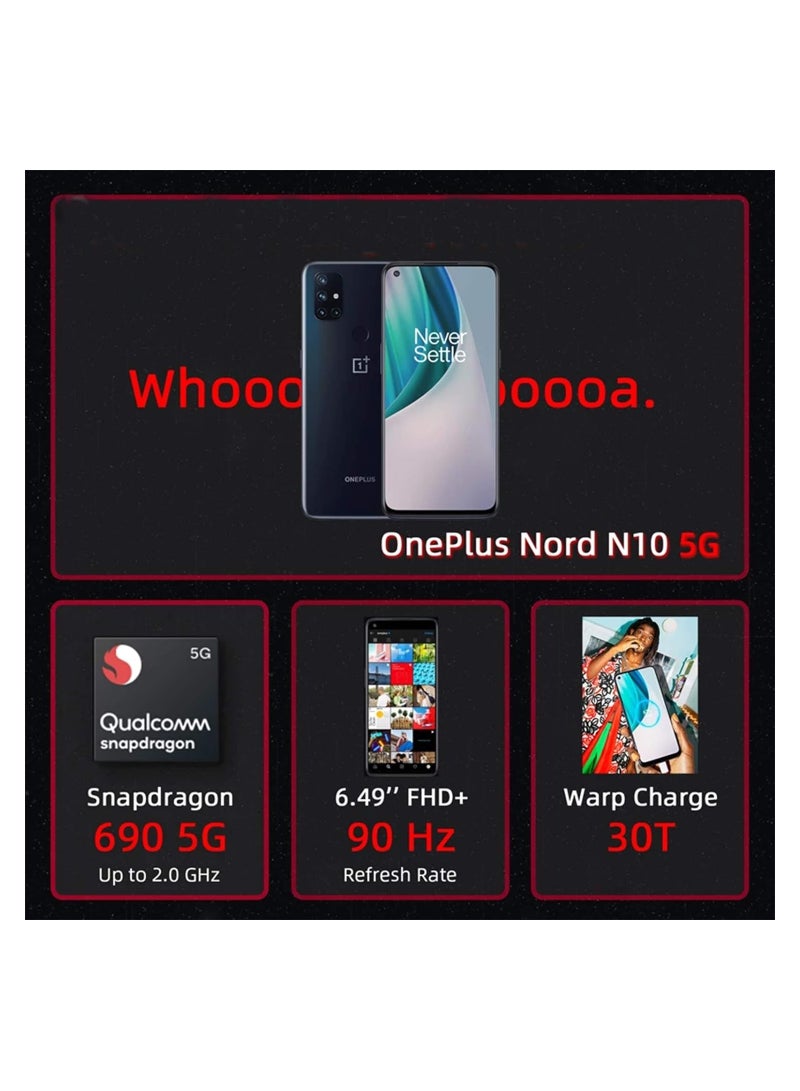 ELTRAZONE OnePlus Nord N10 5G Screen Protector Glass Full Glue Tempered Screen Guard Anti-Fingerprints - Image 2