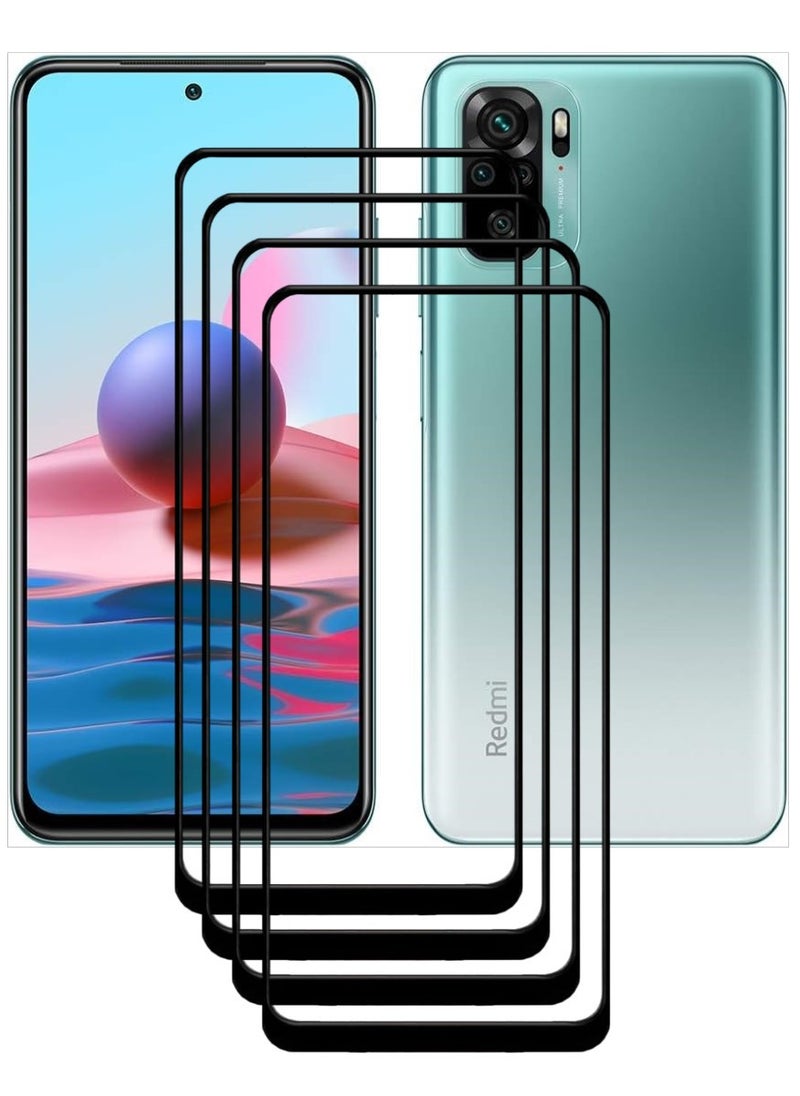 ACLIX 4 Pieces Antistatic ESD Dustproof Premium Quality High Definition Tempered Glass Screen Protector Designed For Xiaomi Redmi Note  10 - Image 1
