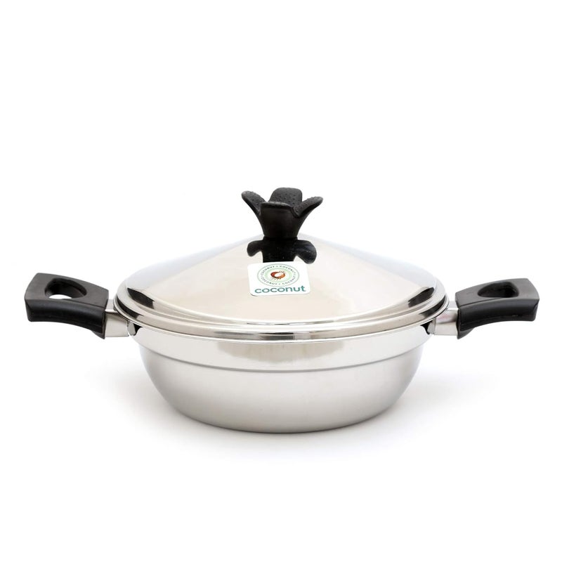 Coconut Stainless Steel Dakshin MultiKadai Idly Steamer / 8 Idly - Diamater - 9.5 Inches - Image 3