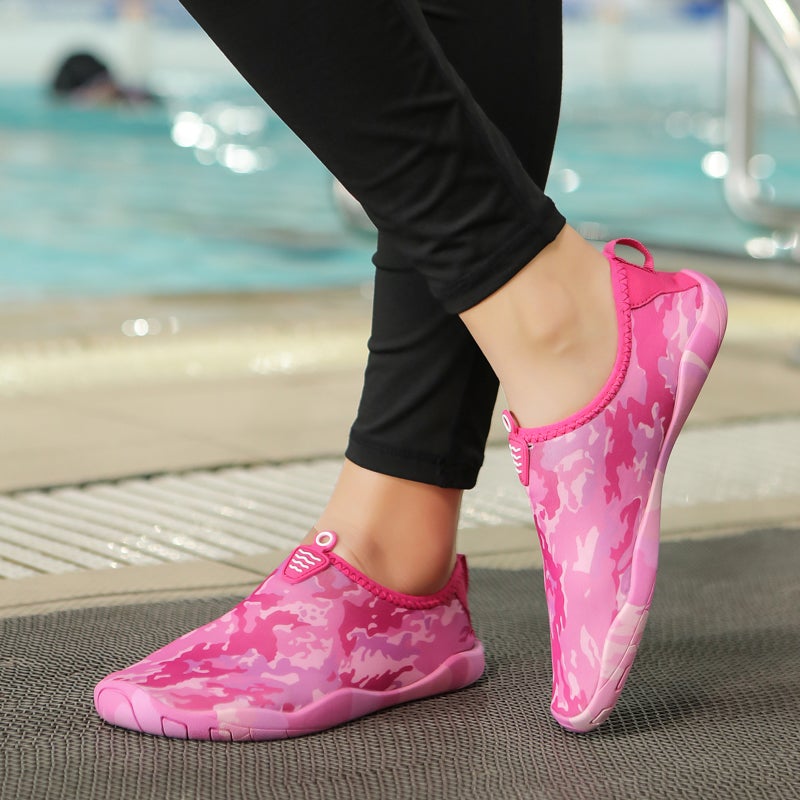 Cushioned Fitness Shoes for Yoga  Running CK118 rose red 
