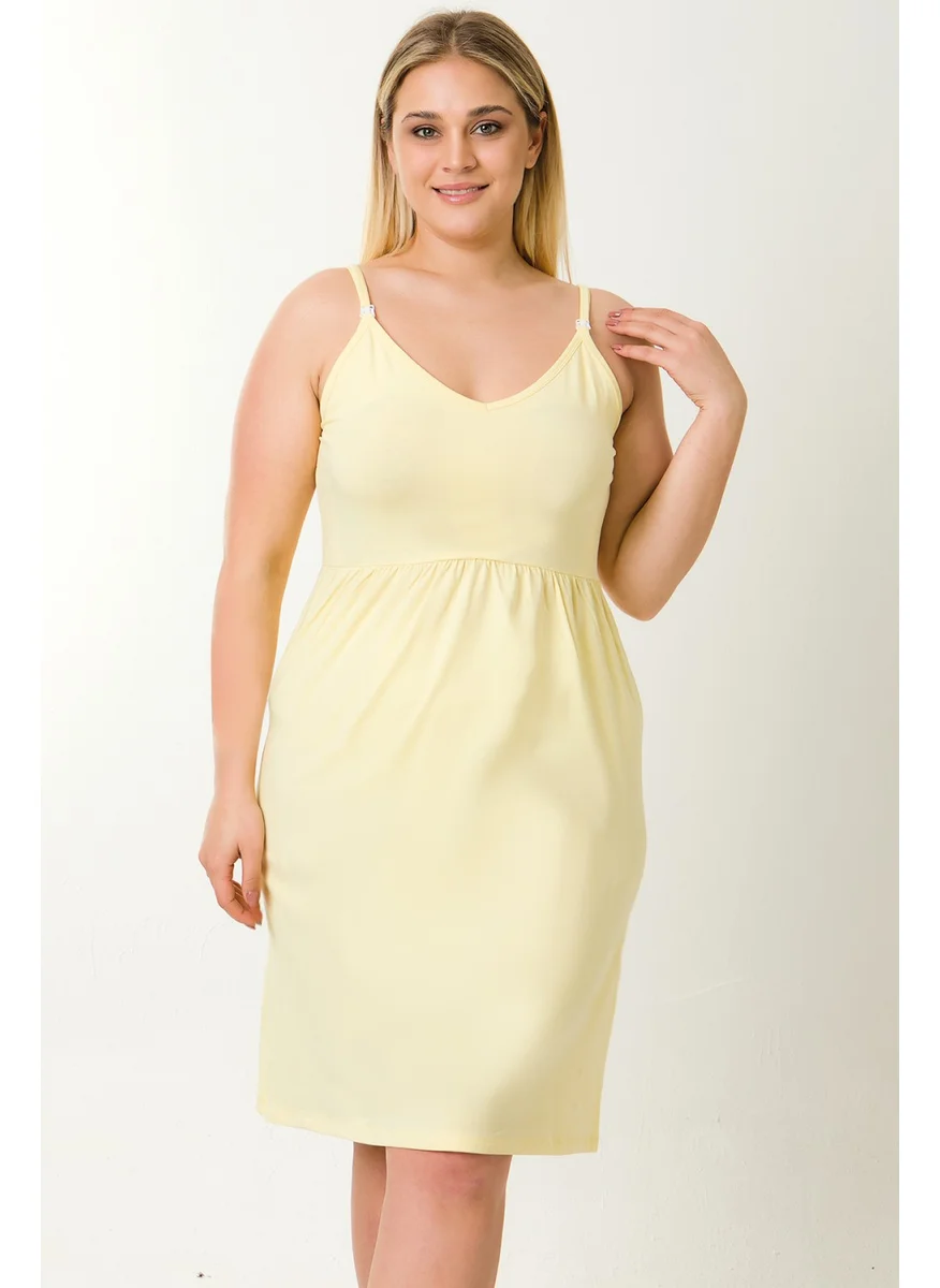 Parlingerie Maternity Nightgown Rope Strap Yellow