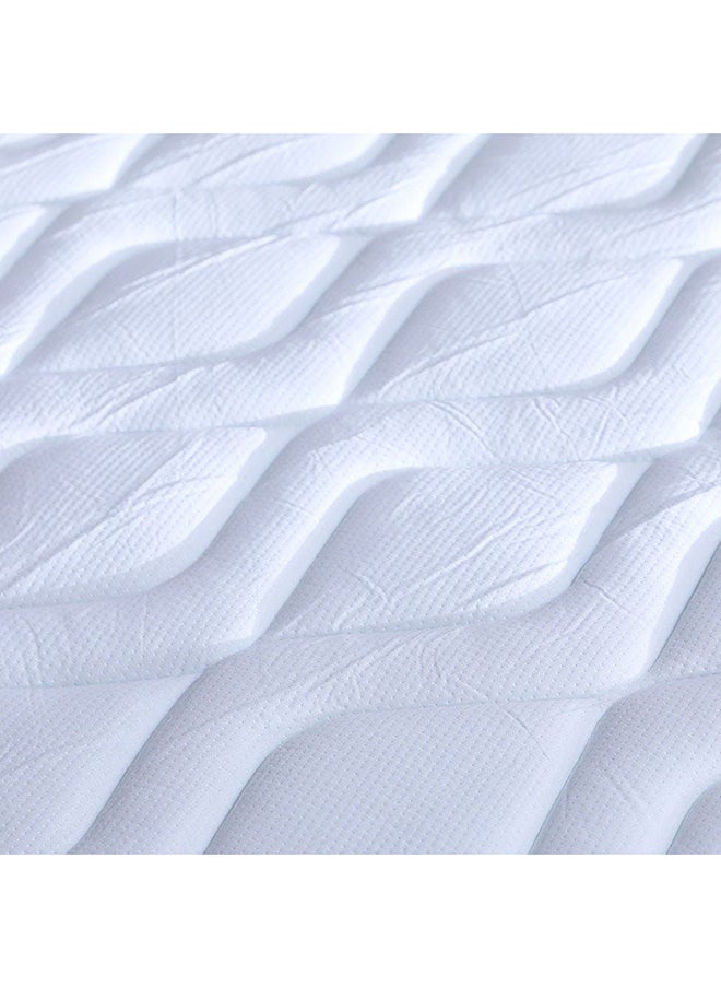 DANUBE HOME Cool Gel Memory Foam Bonnell Spring Mattress Medium Firm Feel Double Mattress Spine Balance For Pressure Relief 21.5 cm Thickness White Size L200xW120  - Image 3