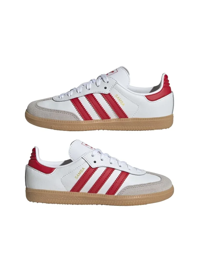 adidas أديداس سامبا OG C U أبيض للأطفال