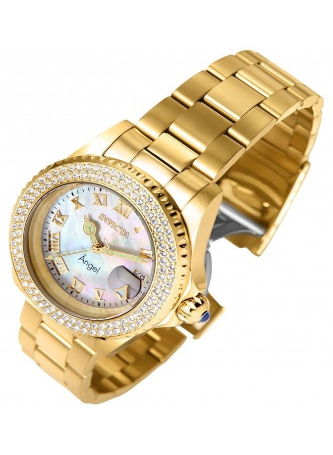 INVICTA Women's Analogue Quartz Watch with Stainless Steel Strap 22875, Gold, bracelet - Image 2