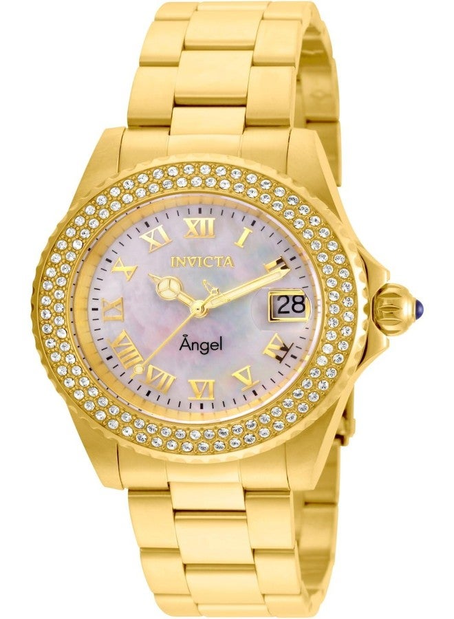 INVICTA Women's Analogue Quartz Watch with Stainless Steel Strap 22875, Gold, bracelet - Image 1