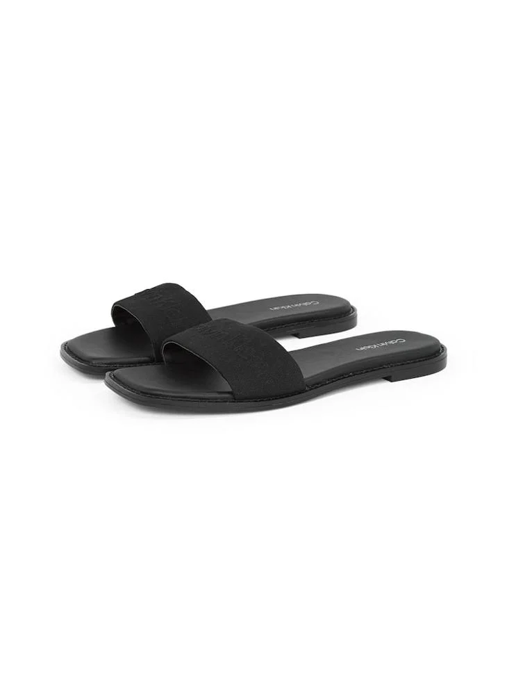 CALVIN KLEIN FLAT SLIDES