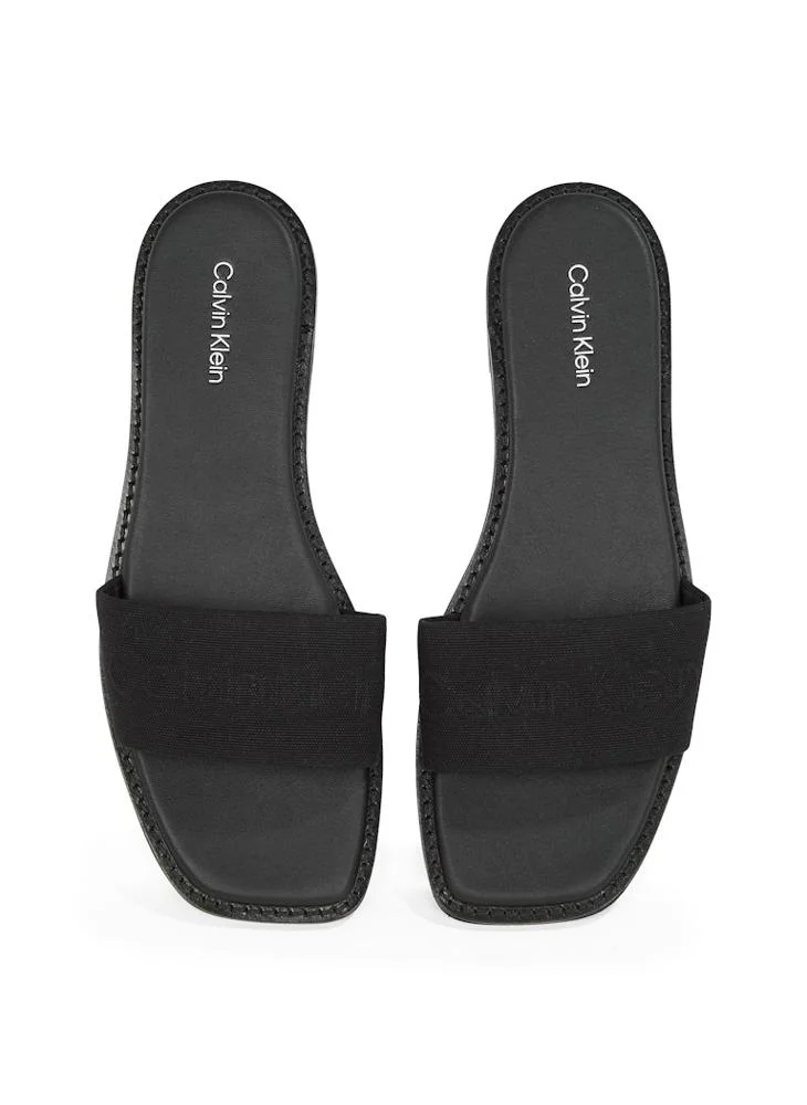 CALVIN KLEIN FLAT SLIDES