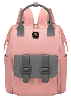 143 Detachable Mummy Maternity Diaper Waterproof Multifunctional large capacity backpack bag - Pink