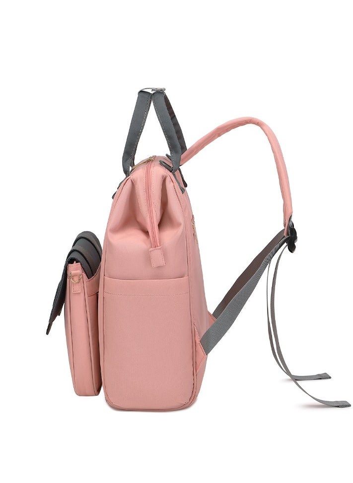 Majestic - 143 Detachable Mummy Maternity Diaper Waterproof Multifunctional large capacity backpack bag - Pink - Image 1