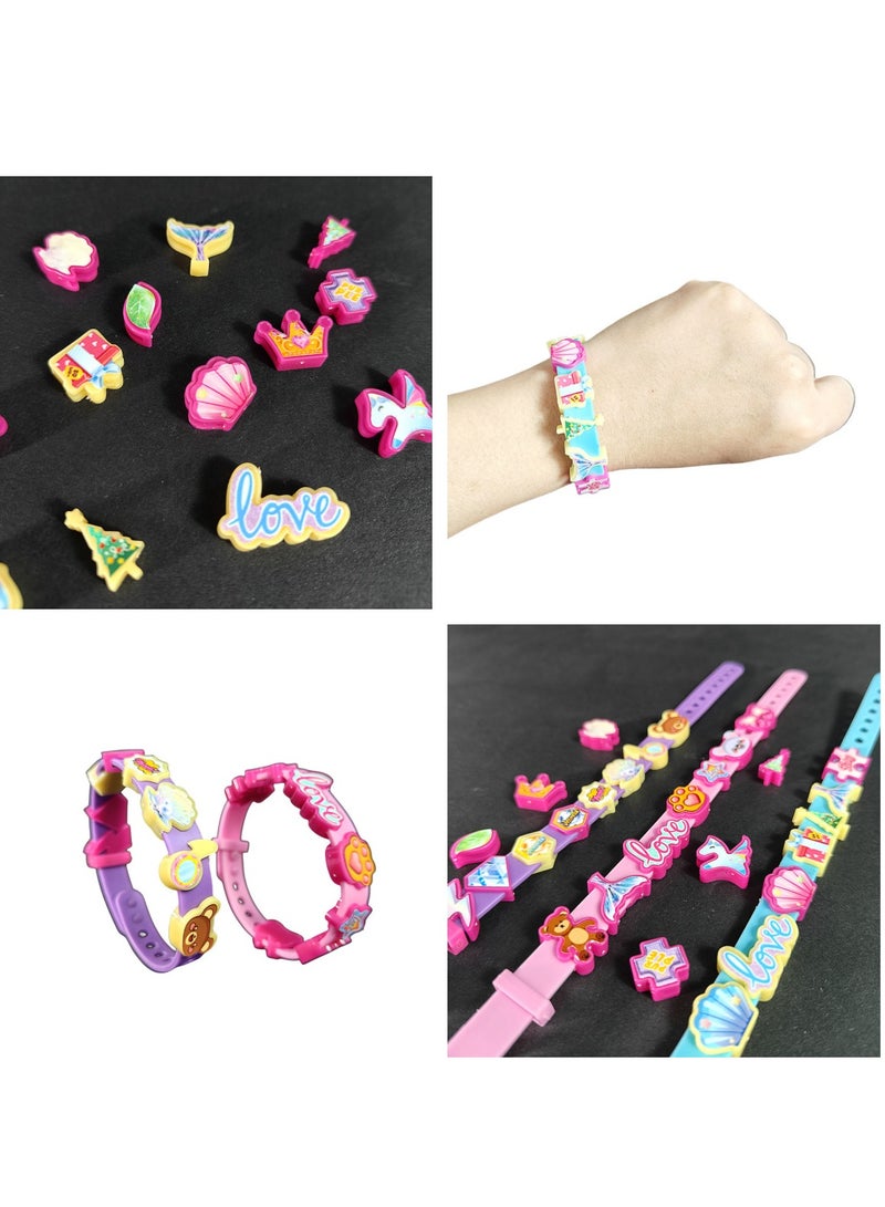 BESTPEAK Jewelry Making Kit - Arts and Crafts for Girls Ages 3-8, Toys - Necklace Creative DIY Kit, Fashion Crafts Set for Girls，Bracelet making kit，Art & Craft Jewelry Making Kits for Kids，Girls' toys，No Wire Required，Great toys as birthday gifts, Children's Day gifts, and Christmas gifts. - Image 5