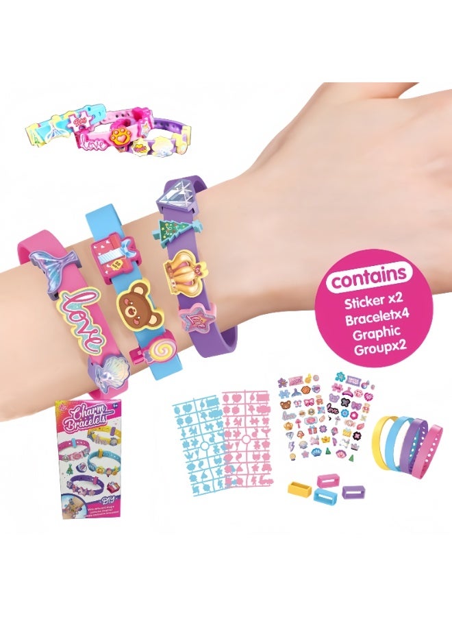 BESTPEAK Jewelry Making Kit - Arts and Crafts for Girls Ages 3-8, Toys - Necklace Creative DIY Kit, Fashion Crafts Set for Girls，Bracelet making kit，Art & Craft Jewelry Making Kits for Kids，Girls' toys，No Wire Required，Great toys as birthday gifts, Children's Day gifts, and Christmas gifts. - Image 2