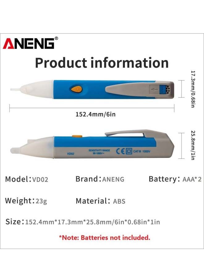 ANENG VD02 Non-Contact LED Voltage Tester  - Image 2