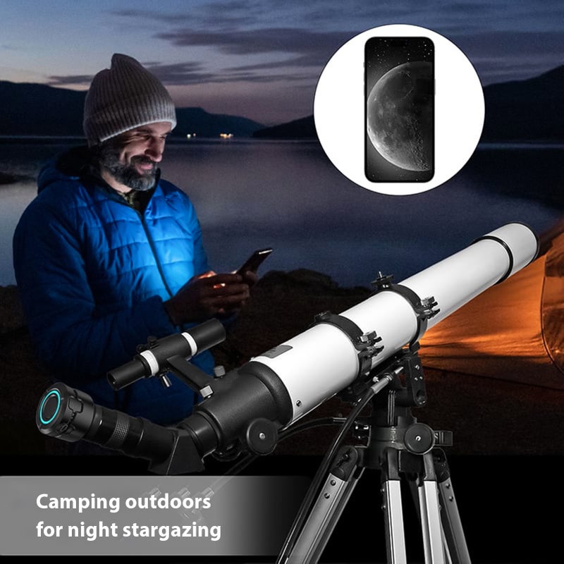 Wireless WiFi Digital Eyepiece for Telescope Camera 4K Video Recording Photo Taking Built-in Battery Electronic Eyepiece for 1.25 inch Telescope - Image 5