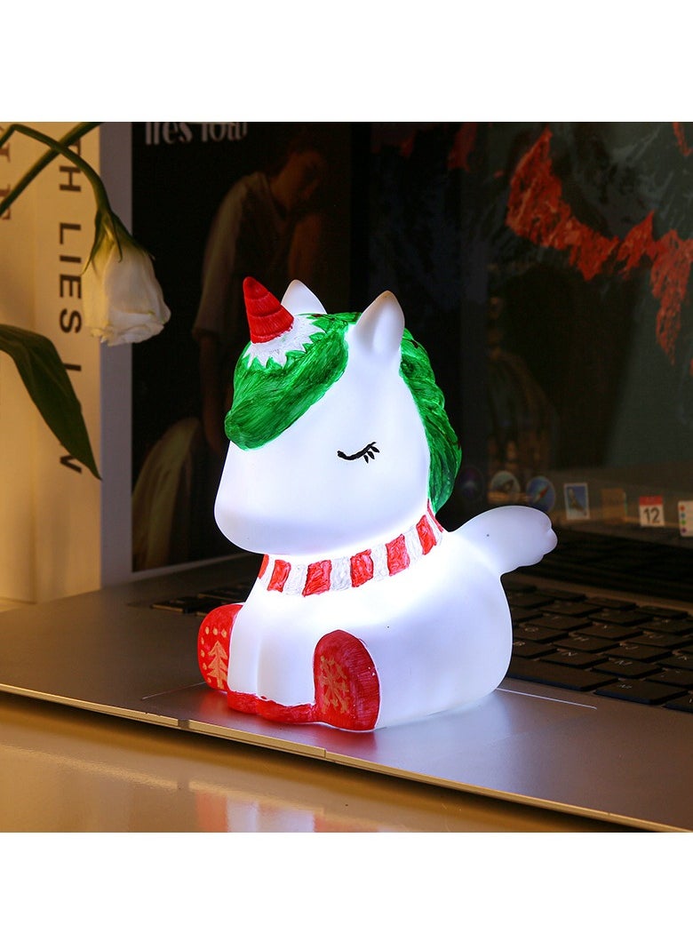 SYOSI - Paint Your Own Unicorn Lamp Art Kit Unicorn Lamp Art Kit for Teens Boys Girls DIY Crafts Night Light Room Decorations Birthday Gifts for Kids Creative Toy Art Supplies for Kids Ages 3-12+ 4.5in - Image 1