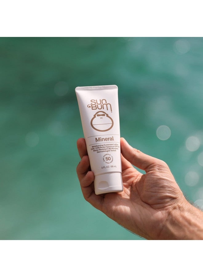 Sun Bum Mineral Spf 50 Sunscreen Body Lotion| Broad Spectrum Moisturizing Facial Sunblock With Vitamin E | Vegan And Hawaii 104 Act Compliant (Octinoxate & Oxybenzone Free) | Travel Friendly 3 Oz - Image 3