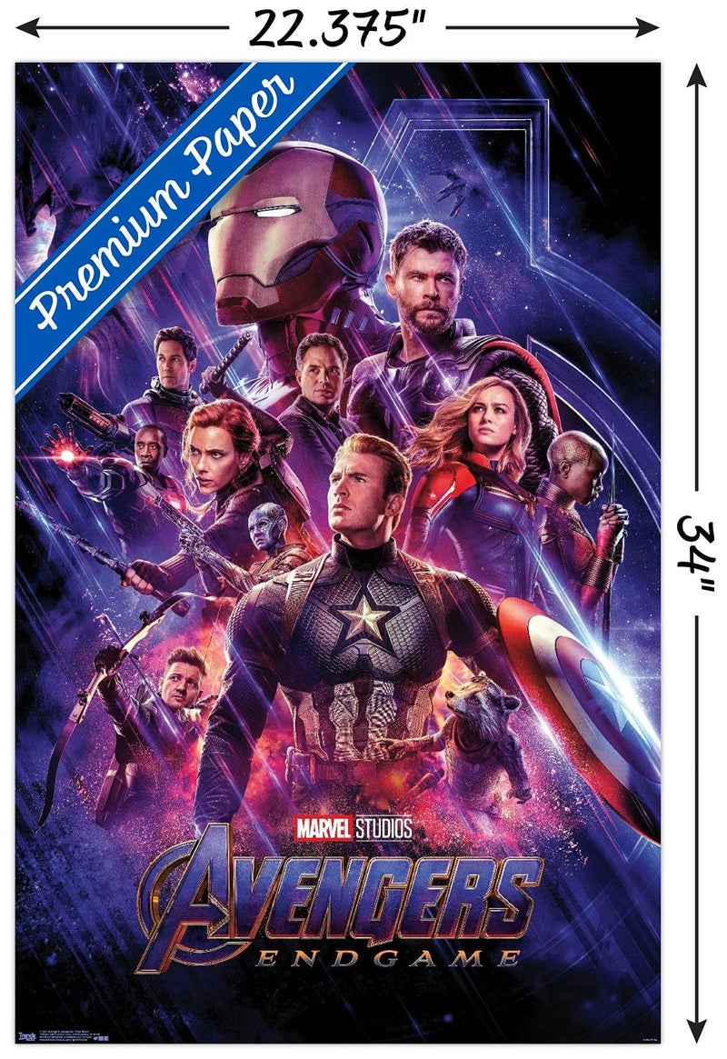 Trends International Marvel Cinematic Universe - Avengers - Endgame - One Sheet Wall Poster, 22.375" x 34", Premium Unframed Version - Image 3