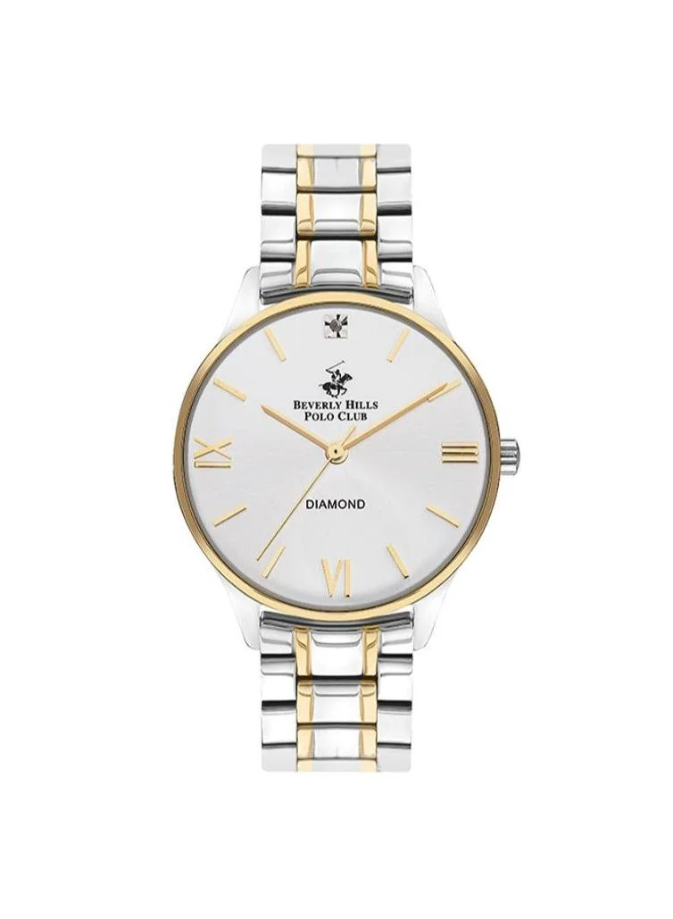 BEVERLY HILLS POLO CLUB Beverly Hills Polo Club BP3348X.230 Women Analog Display Watch & Metal Strap Silver
