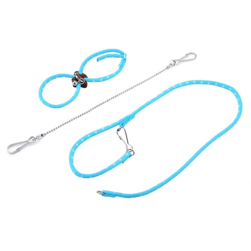Adjustable Hamster Leash With Bell For Small Animals Training Blue - Image 2