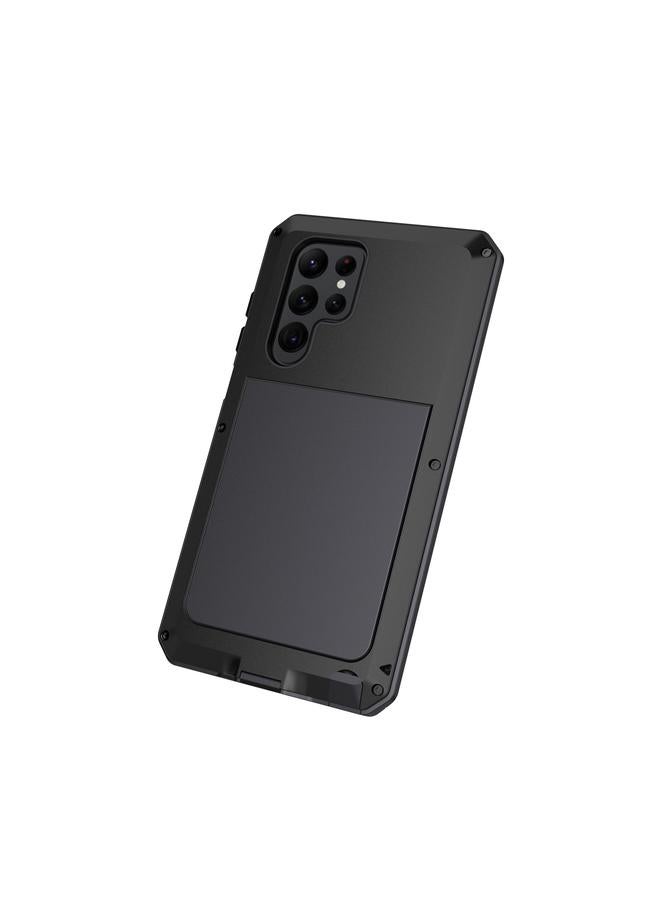 اس-توب جراب لهاتف Samsung Galaxy S22 Ultra 5G مقاوم للصدمات ومقاوم للماء مصنوع من السيليكون + سبائك الزنك - Image 3