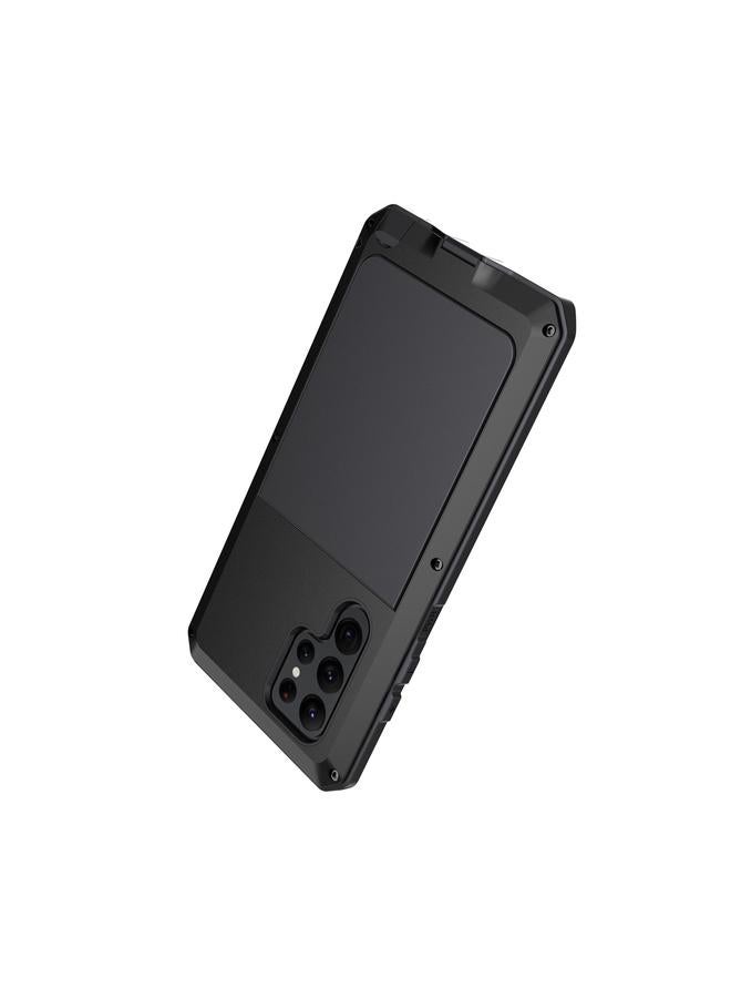 اس-توب جراب لهاتف Samsung Galaxy S22 Ultra 5G مقاوم للصدمات ومقاوم للماء مصنوع من السيليكون + سبائك الزنك - Image 4