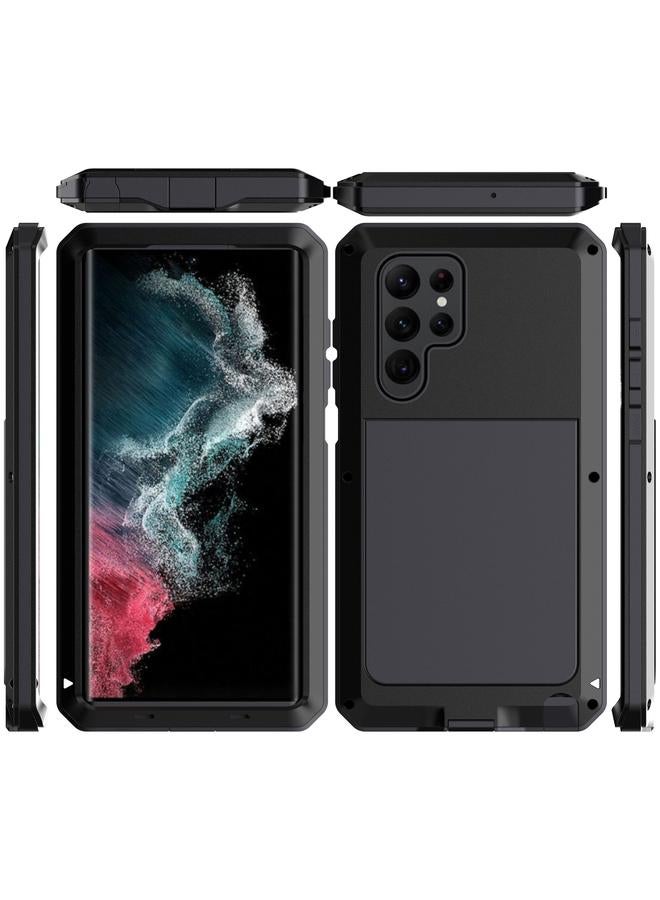 اس-توب جراب لهاتف Samsung Galaxy S22 Ultra 5G مقاوم للصدمات ومقاوم للماء مصنوع من السيليكون + سبائك الزنك - Image 2