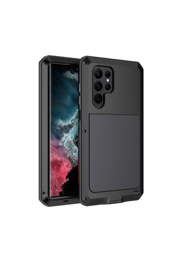 اس-توب جراب لهاتف Samsung Galaxy S22 Ultra 5G مقاوم للصدمات ومقاوم للماء مصنوع من السيليكون + سبائك الزنك - Image 1