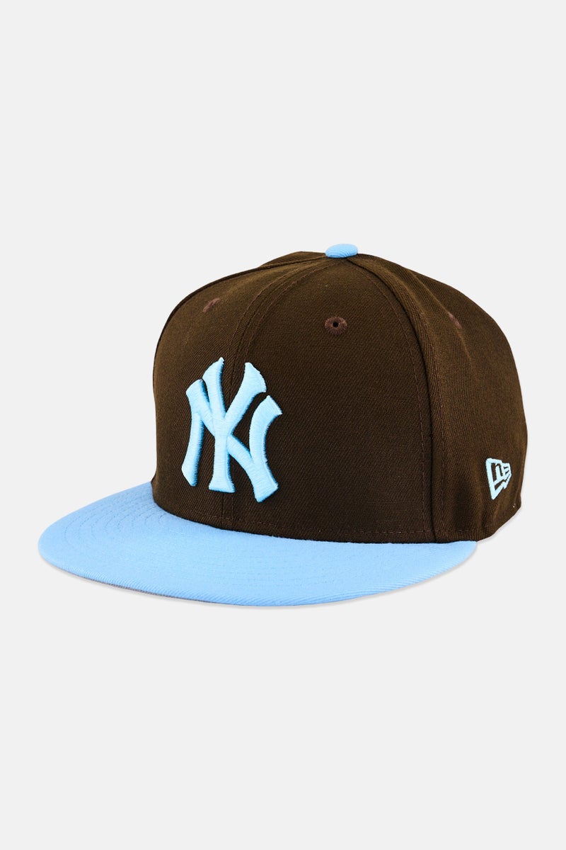 New Era x MLB Men New York Yankees Fitted Cap, Dark Olive - Image 1