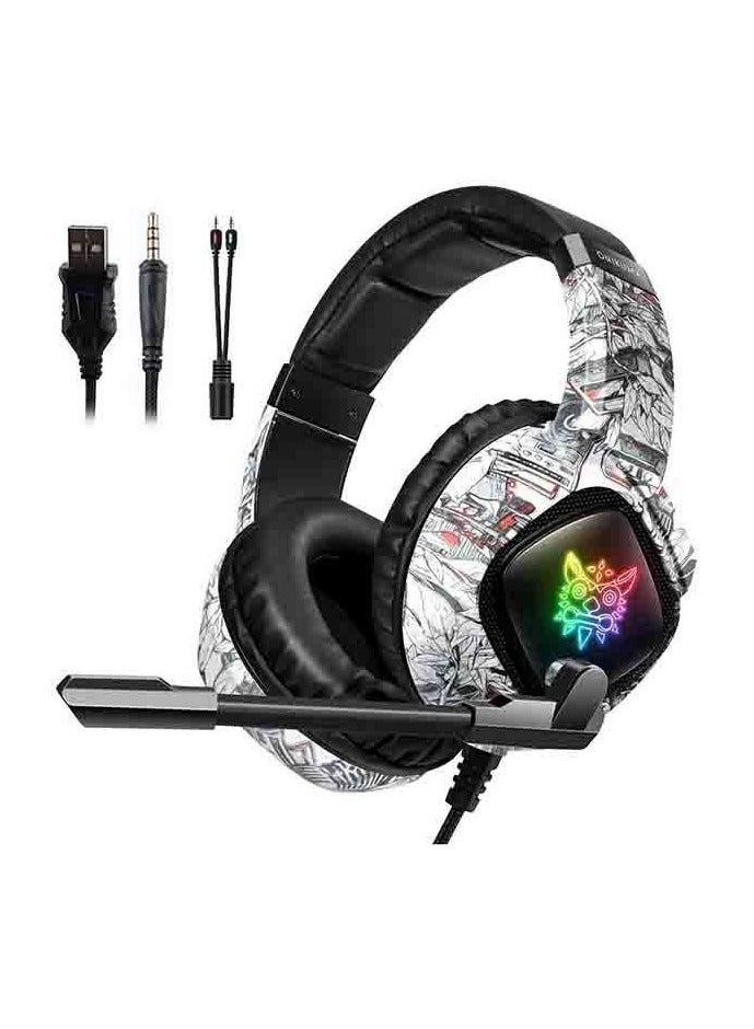 onikuma K19 Gaming Wired Headset With Microphone For PS4/PS5/XOne/XSeries/NSwitch/PC - Image 1