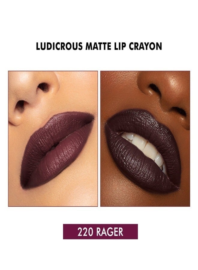 Milani Ludicrous Matte Lip Crayon Long Lasting Cream-to-Matte Lip Color, Matte Lip Color Stock With Glide-On Formula, Vegan & Cruelty-Free ( 220 Rager ) 1.4g - Image 2