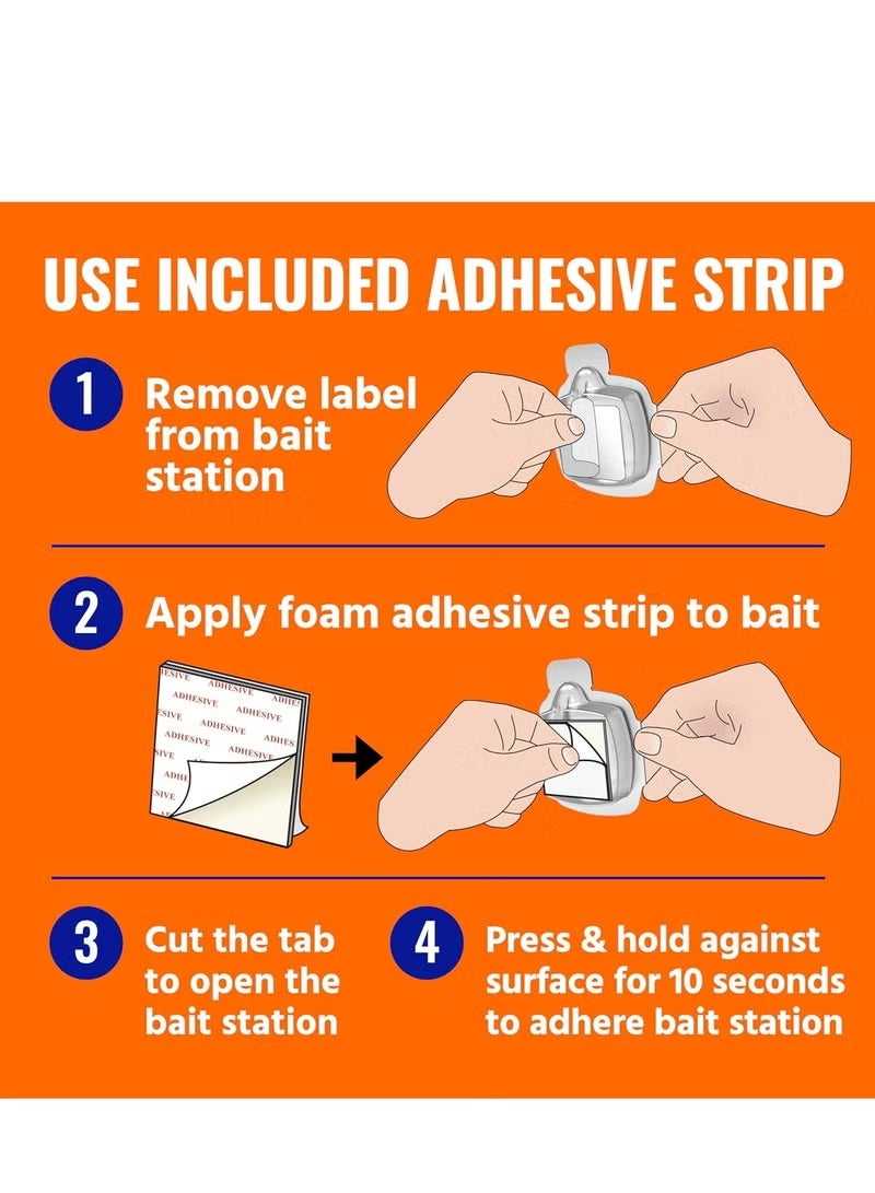 TERRO T334B Indoor Multi-Surface Liquid Ant Bait and Ant Killer - 4 Discreet Ant Bait Stations - Kills Common Household Ants - Image 4