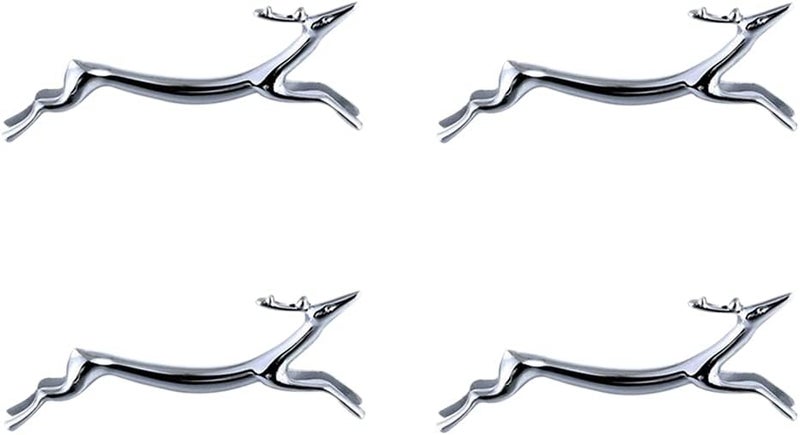 Rddconkit Zinc Alloy Chopstick Holder,Chopstick Rest Spoon Stand Knife Fork Holder,Set of 4 (Deer） - Image 1