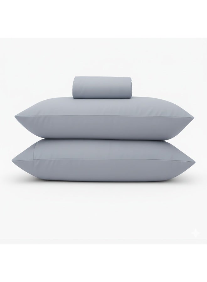 CADE Home 100% Cotton Sheets, Lightweight Super Soft Luxury 3 Piece Bed Sheet Set, Breathable, Durable & Cooling Bed Sheets Set, Easy Secure Fit, Machine Washable