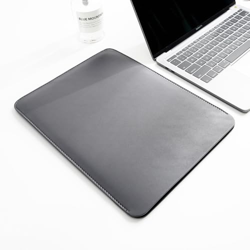 Benfan Laptop Sleeve 13 Inch Compatible with 2024 MacBook Air 13 M3 M2 M1, New MacBook Pro 13 M2 M1 Color Dark Grey - Image 1
