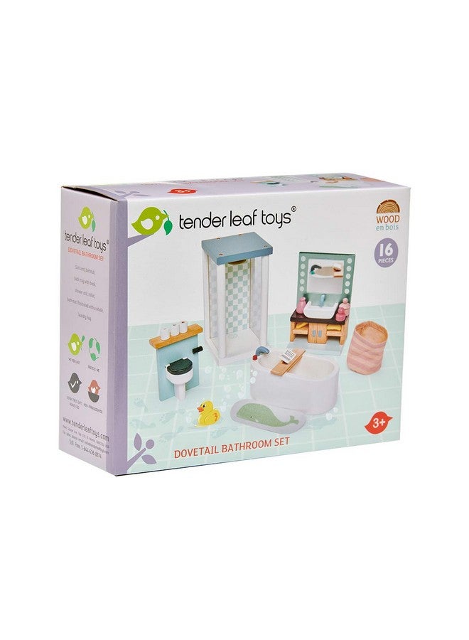 Tender Leaf Toys Dovetail Dollhouse Accessories Detailed Wooden Furniture Sets And Room Decor Encourage Creative And Imaginative Fun Play For Children Age 3+ - Image 2