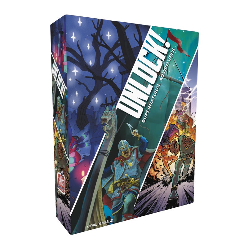 Asmodee Unlock Supernatural Adventures Card Game Escape RoomInspired Cooperative Adventure Fun Family Game for Kids and Adults Ages 10 16 Players 1 Hour Playtime Made by Space Cowboys - Image 2